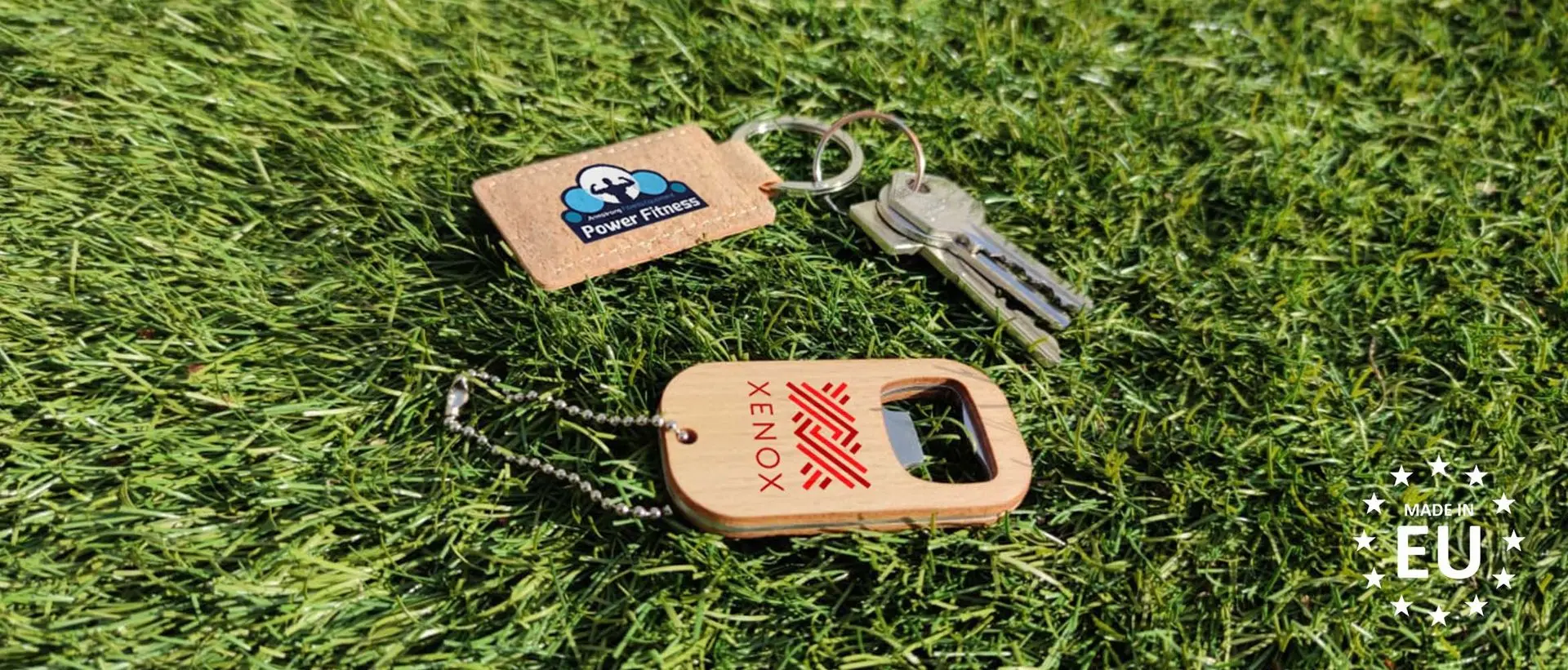 Eco Key Rings  Choose the Eco key ring and be better for the environment. The key rings are made of bamboo.