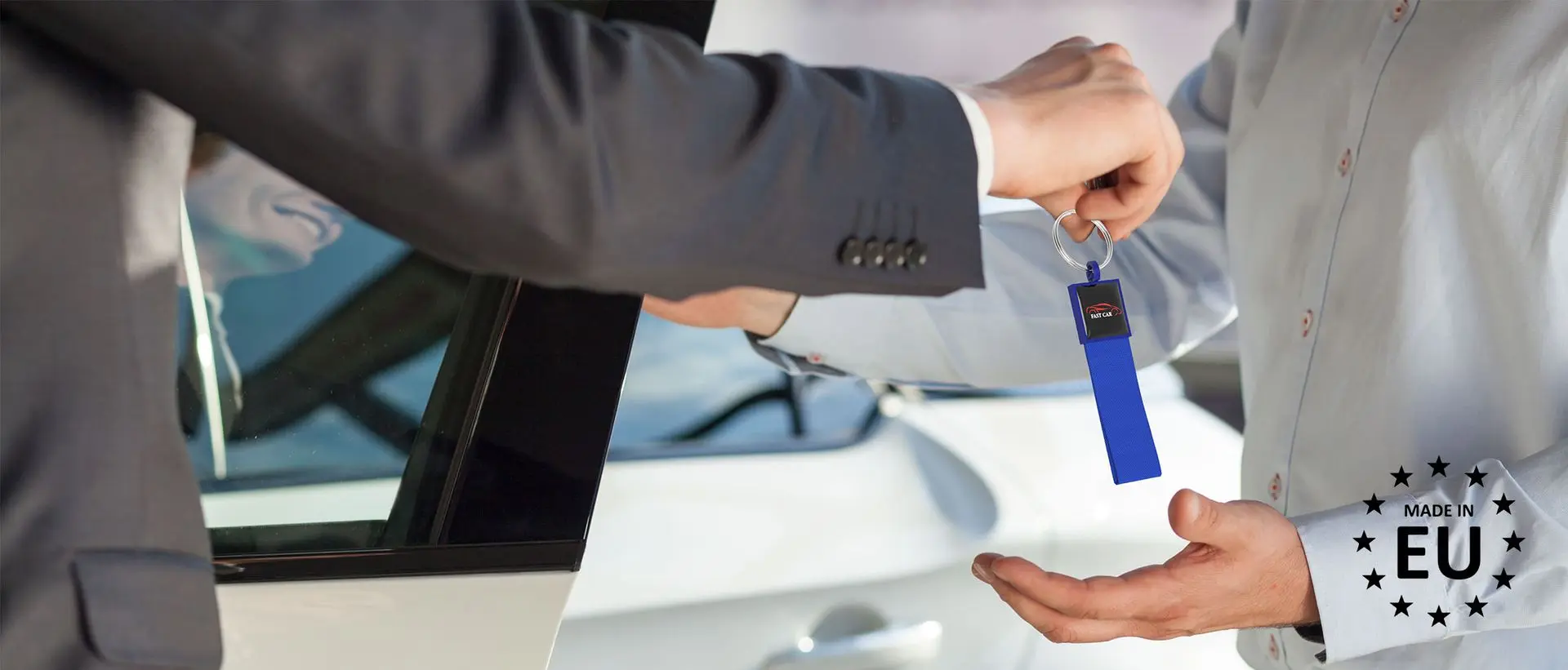 Plastic Key Rings  Key rings made of plastic.